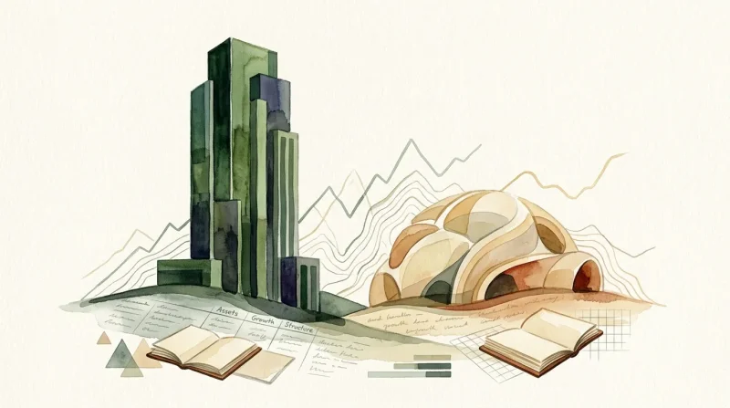 Illustration de bâtiments, plans et documents architecturaux